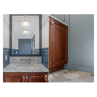Powder Room Remodel - Modern - Bathroom - Other - by Lighthouse ...