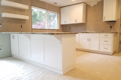 cabinets,shaker white