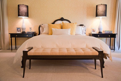 Inspiration for a transitional bedroom remodel in Los Angeles