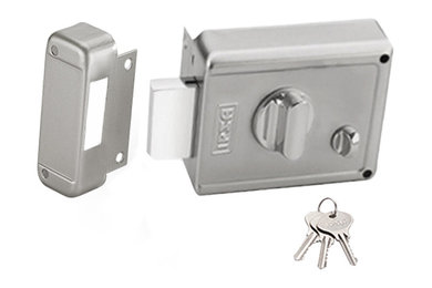IPSA NL01 Night Latches with Normal Key - 3 Keys Made by Steel Finish by SS