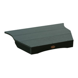 Highwood USA - Highwood USA Adirondack Tete-a-Tete Connecting Table, Black - Outdoor Side Tables