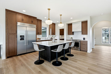 Inspiration for a transitional kitchen remodel in Other