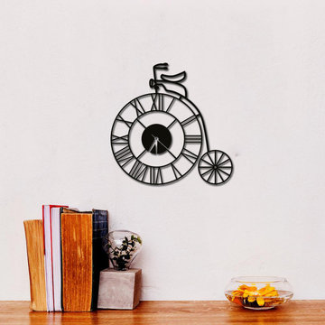 Vintage Bicycle Wall Clock
