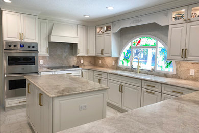 White Traditional Kitchen Remodel - Carrollwood