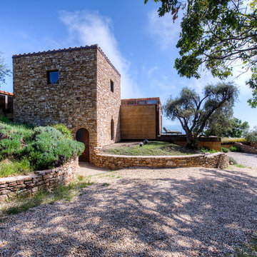 California Coastal Classic Tuscan Italian Farmhouse
