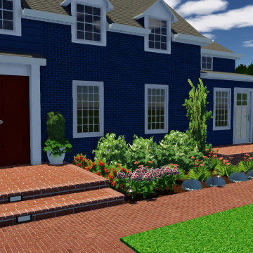Colonia Revival Traditional Garden Theme