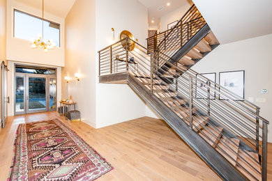 Trendy staircase photo in Salt Lake City