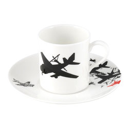 The New English - The New English Crusades Espresso Cup and Saucer - Cappuccino And Espresso Cups