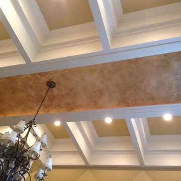 Metallic plaster blend