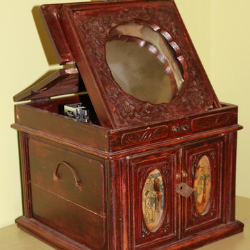 Design Ideas - Chinese Antique Boxes & Baskets- Shanghai Green Antique