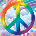Trends International - Peace Sign Rainbows Poster, Premium Unframed - Everyone has a favorite movie; TV show; band or sports team.  Whether you love an actor; character or singer or player; our posters run the gamut -- from cult classics to new releases; superheroes to divas; wise cracking cartoons to wrestlers; sports teams to player phenoms.  Trends has them all.