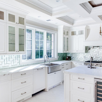 Stylish White Traditional Kitchen