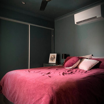 Colour Drenched Bedroom