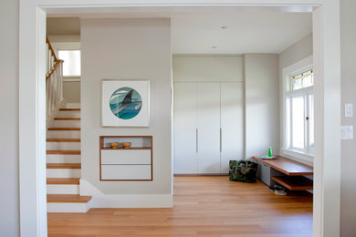 Example of a trendy hallway design in Vancouver