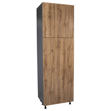 30 x 90 Utility Cabinet-Four Door-with Natural Teak door