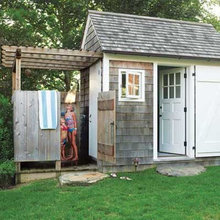 Outdoor Showers and Firepit Ideas for Lake Athens