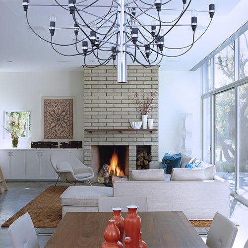 Midcentury Modern Fireplace | Houzz