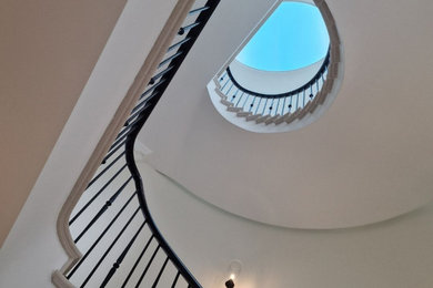 Modern staircase in Buckinghamshire.