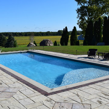 Custom Concrete Inground Pool with Laminar Jets - Independence, Iowa