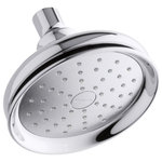 Kohler - Kohler Fairfax 1.75GPM 1-Function Showerhead With Air-Induct Tech - This Fairfax single-function showerhead brings substantial water savings to your bathroom with a 1.75 gpm flow rate, combined with Katalyst technology for a completely indulgent showering experience. With a new nozzle pattern, internal waterway design, and air-induction system, this technology maximizes every water drop and creates a richer, more intense flow of water that heightens the shower's sensory experience. By infusing two liters of air per minute, Katalyst delivers a powerful, voluptuous spray that clings to the body with larger, fuller water drops.