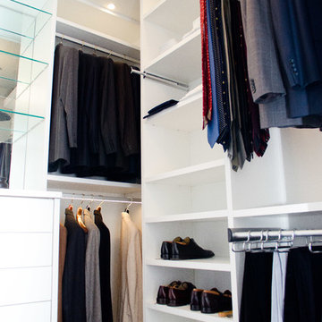 Sleek Walk-In Closet