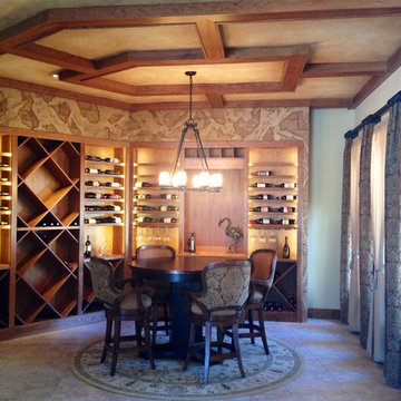 Wine Tasting Room or How to repurpose an unused dining room!