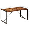 vidaXL Dining Table Kitchen Table Dining Room Dinner Table Solid Sheesham Wood