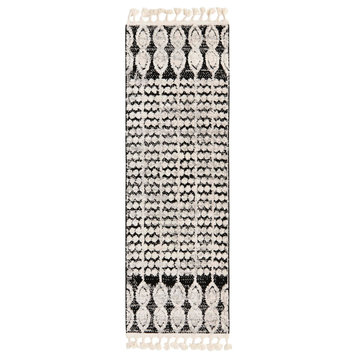 Unique Loom Cherokee Asheville Area Rug, Charcoal, 2' 0 X 6' 0 Runner