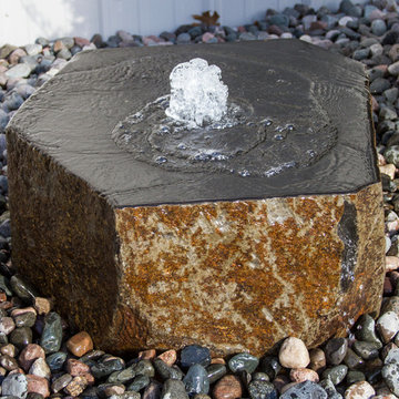 Tamaishi Basalt Fountain