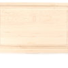 BigWood Boards Rectangle Cutting Board, Longhorn Handles, Maple, 15"x24"x1.25"