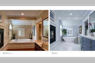 Example of a bathroom design in Other