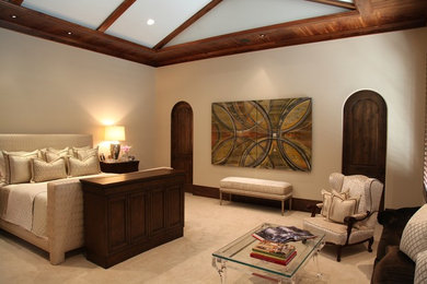 Example of a trendy bedroom design in Dallas