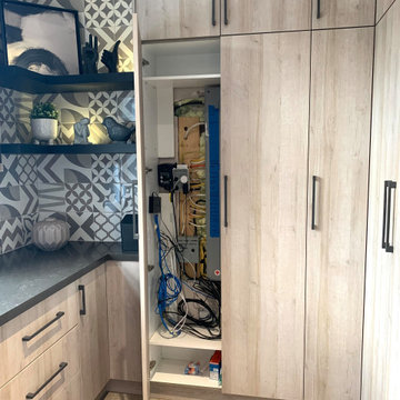 CUSTOM BUILT MUD ROOM CABINETRY