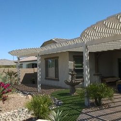 Gilbert Lattice Patio Cover - Gazebos