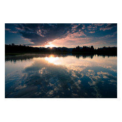 Douglas Page Photographic Arts - Rocky Mountain Dawn, Canvas Giclee, 24"x16" - Prints And Posters