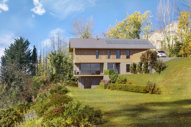 Idées déco pour une maison contemporaine.