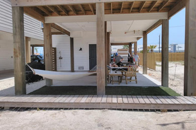Inspiration for a contemporary patio remodel in Austin