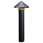 Kichler - Kichler Six Groove Path/Spread 1Lt 120V 11.5x9.5", Text Arch Brz, Clr - Versatile fixture with wider light distribution for paths and low areas of groundcover. Stem or bollard, ordered separately.