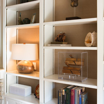 Fireplace Wall Bookshelves