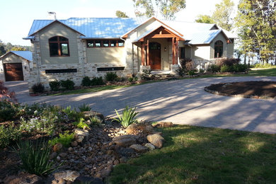 Arts and crafts exterior home photo in Houston