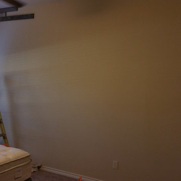 grey accent wall