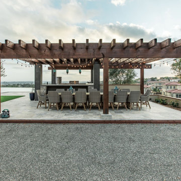 Gorgeous Infinity Pool with mulitple outdoor living spaces