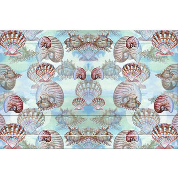 Betsy Drake Seashells 30 Inch By 50 Inch Comfort Floor Mat