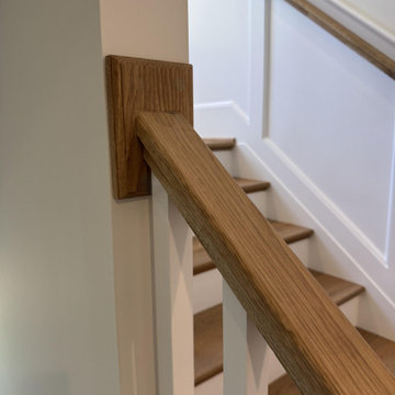 Project #141 | Timeless Switchback Staircase with Traditional Box Newels
