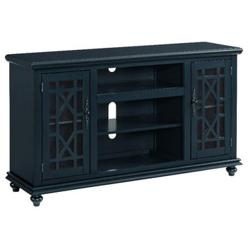 Bowery Hill Modern / Contemporary 2 Door Catalina Blue 63" TV Stand