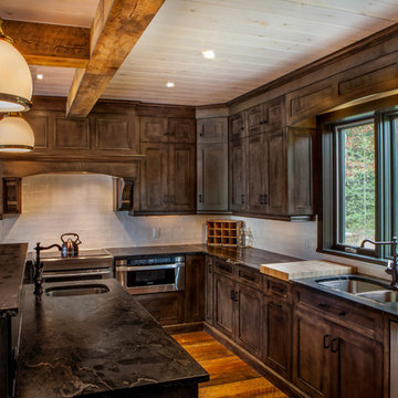 Grey Stained Northern Cottage Kitchen