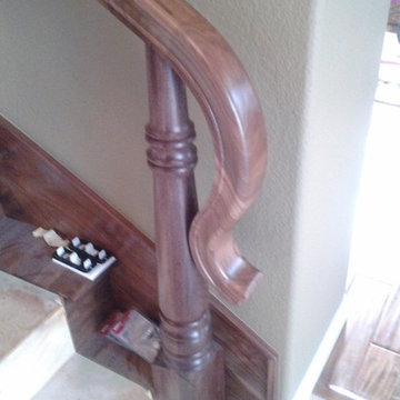 Walnut Stair Case