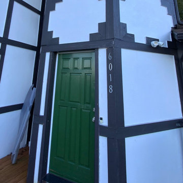 Entry and Siding Prior to Repair Work