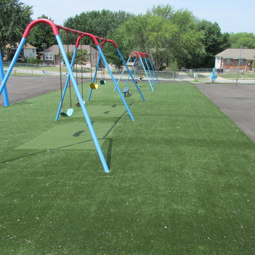 Blue Springs School District SYNLawn Playground Synthetic Grass