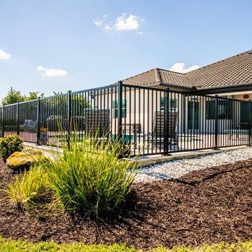 Pool Cage Destroyed By Milton, Replace with Aluminum Pool Fence
